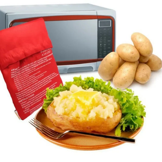 Microondas Patata Cooke Bolsa Patata horneada Cocina para horno de horno rápido para hornear