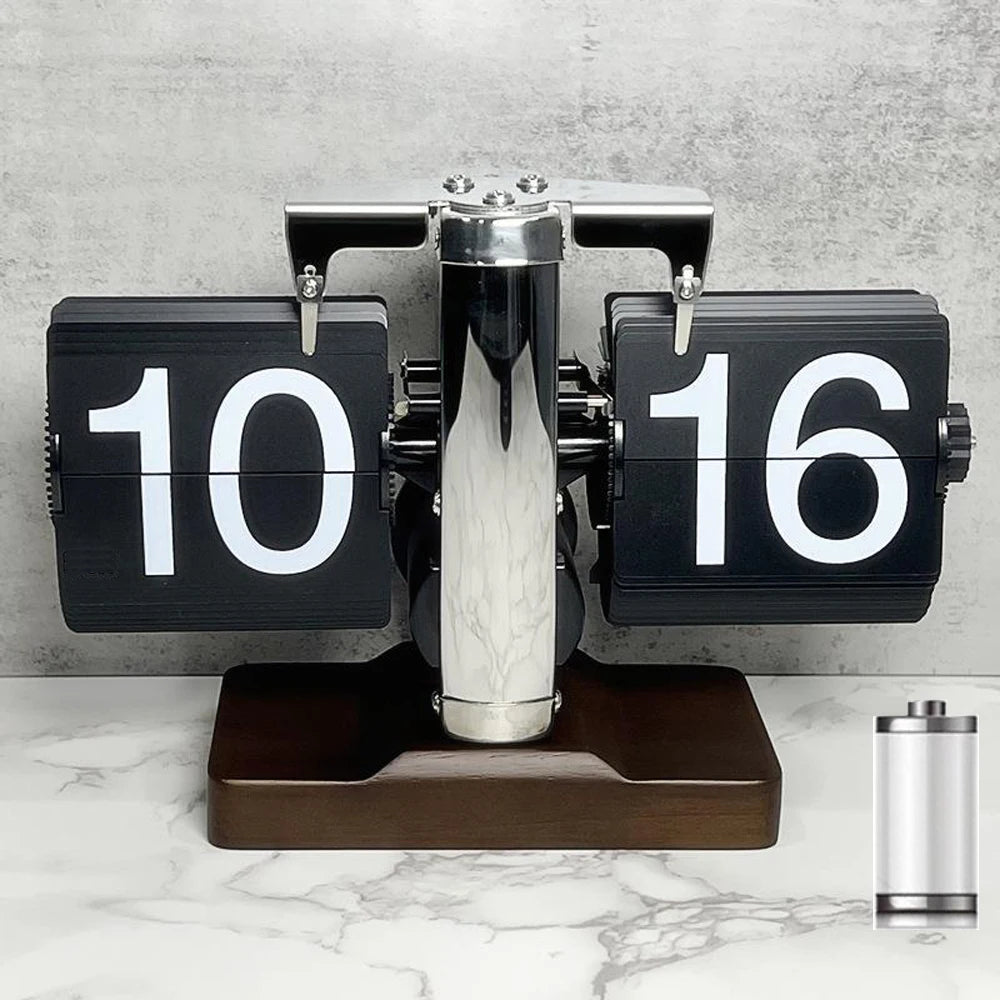 Un orologio lanciante con pagina che si gira automaticamente per la moderna decorazione per la casa.
