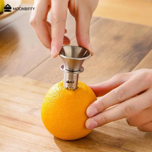 MINI JUICER HORDHOPT ORANGE CHEMON JUICE MAKER MAKER EN ACTEUR ACTIONNEL MANUEL SHEAZER PRESS