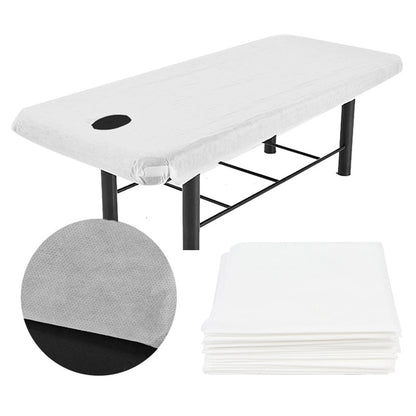 10pcs 110x215 cm Fogli usa e getta Copertina per massaggio di viaggio Business Bed Spa non tessuto Supon Salon Travel Tattoo traspirato