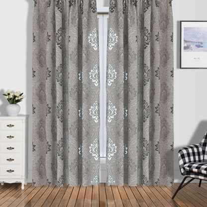 1 PC Naperlereuropäesche Stil Jacquard Curen Stoffer fir Fënstere Balkonin Rohdremy ​​Living Zëmmer behandelt all Match