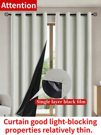 Tenda blackout da 1 pc con fodera isolata rivestita, ideale per soggiorno, camera da letto, cucina, bagno, arredamento per la casa, arredamento della camera